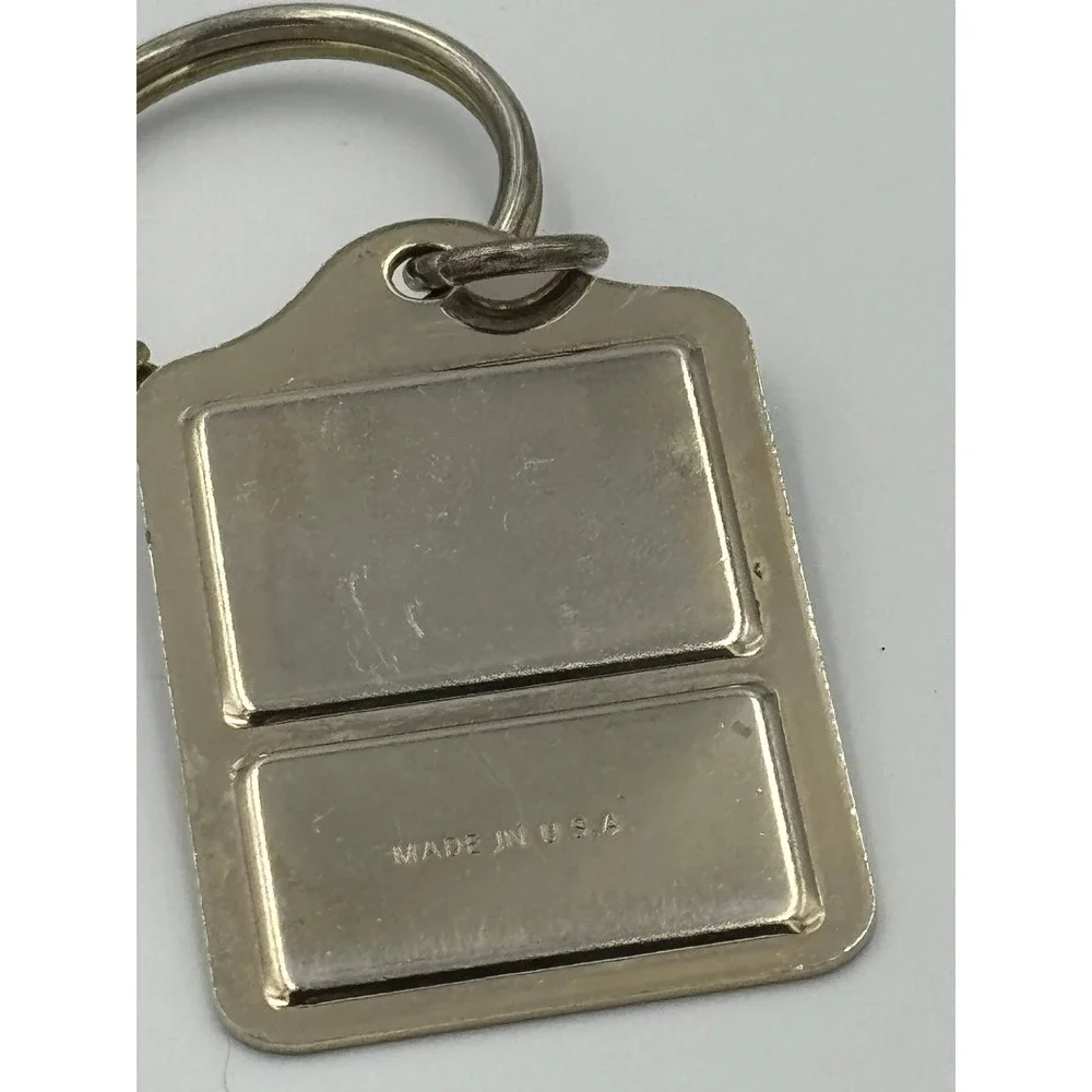 Vintage Lighthouse Christian‎ Academy Maryland Apple Keychain Made in USA Metal